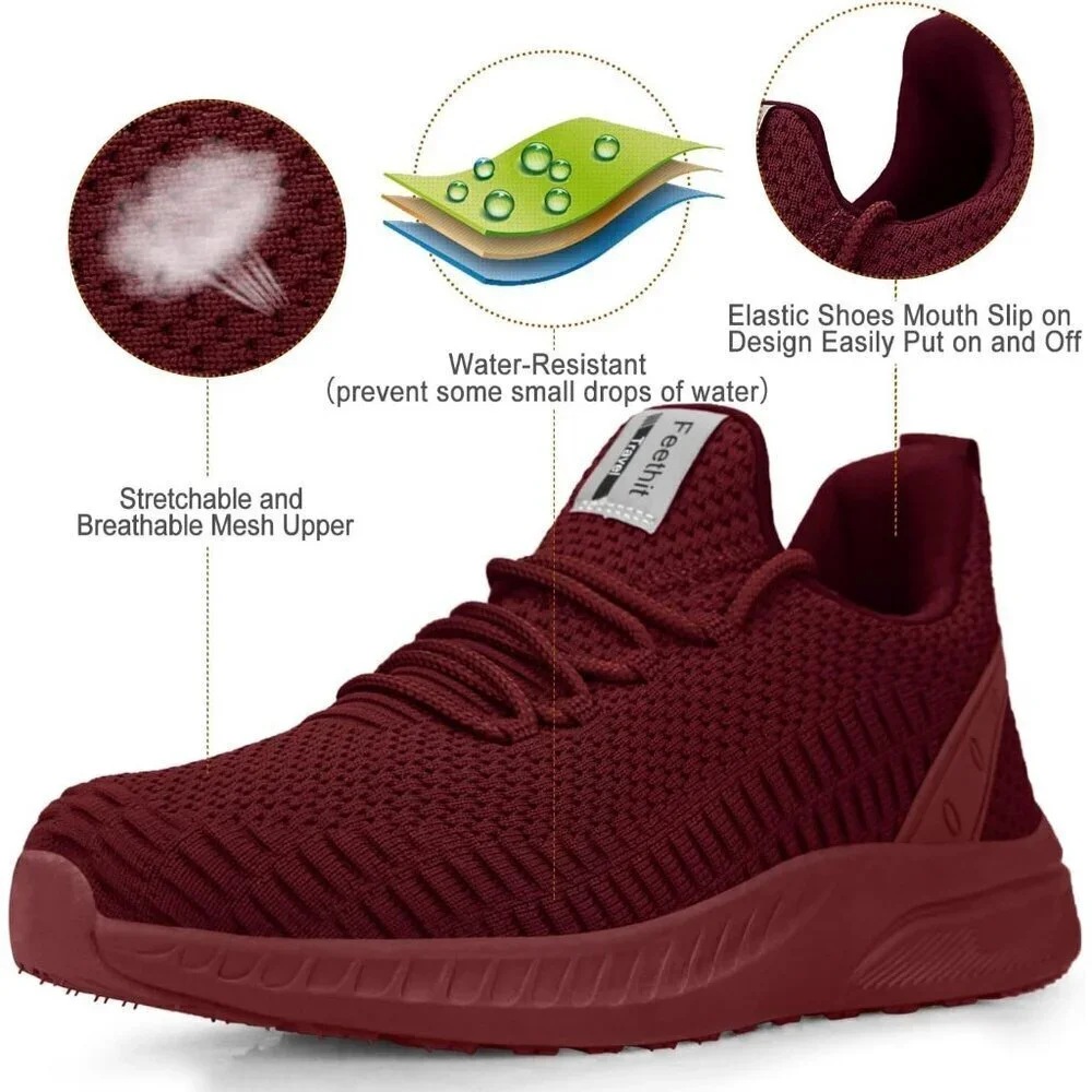 Women’s Tennis Running Shoes - Lightweight Walking Sneakers for Travel & Work